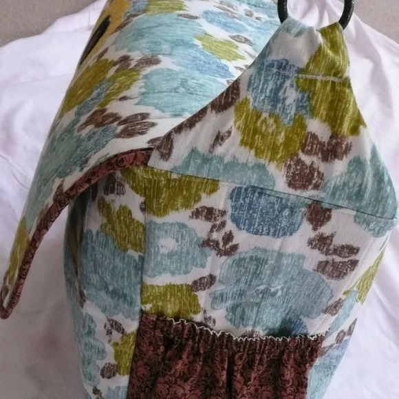 Handmade Baby Diaper Changing Bag Big Tote Adjustable Padded Shoulder Strap - Picture 2 of 4